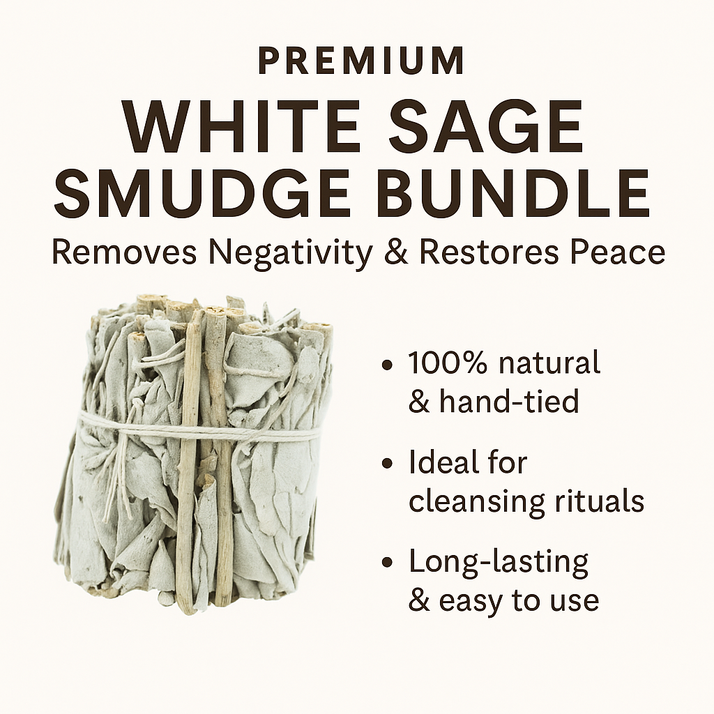 White Sage Smudge Bundle – Purification, Protection & Peace