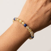 Goden Rutile and Lapis Lazuli