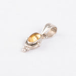 Citrine Silver Pendant: Abundance