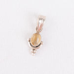 Citrine Silver Pendant: Abundance