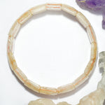 Load image into Gallery viewer, Citrine Bracelet: Abundance - Square Beads
