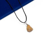 Load image into Gallery viewer, Citrine Pendant: Abundance - with Metal Wire Pendant
