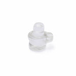 Clear Quartz (Spatika) Jaldhara Shivalingam: Spiritual Awareness - Small Size