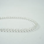 Clear Quartz (Spatika) Japamala: Spiritual Awareness - Round Cut Beads 8mm