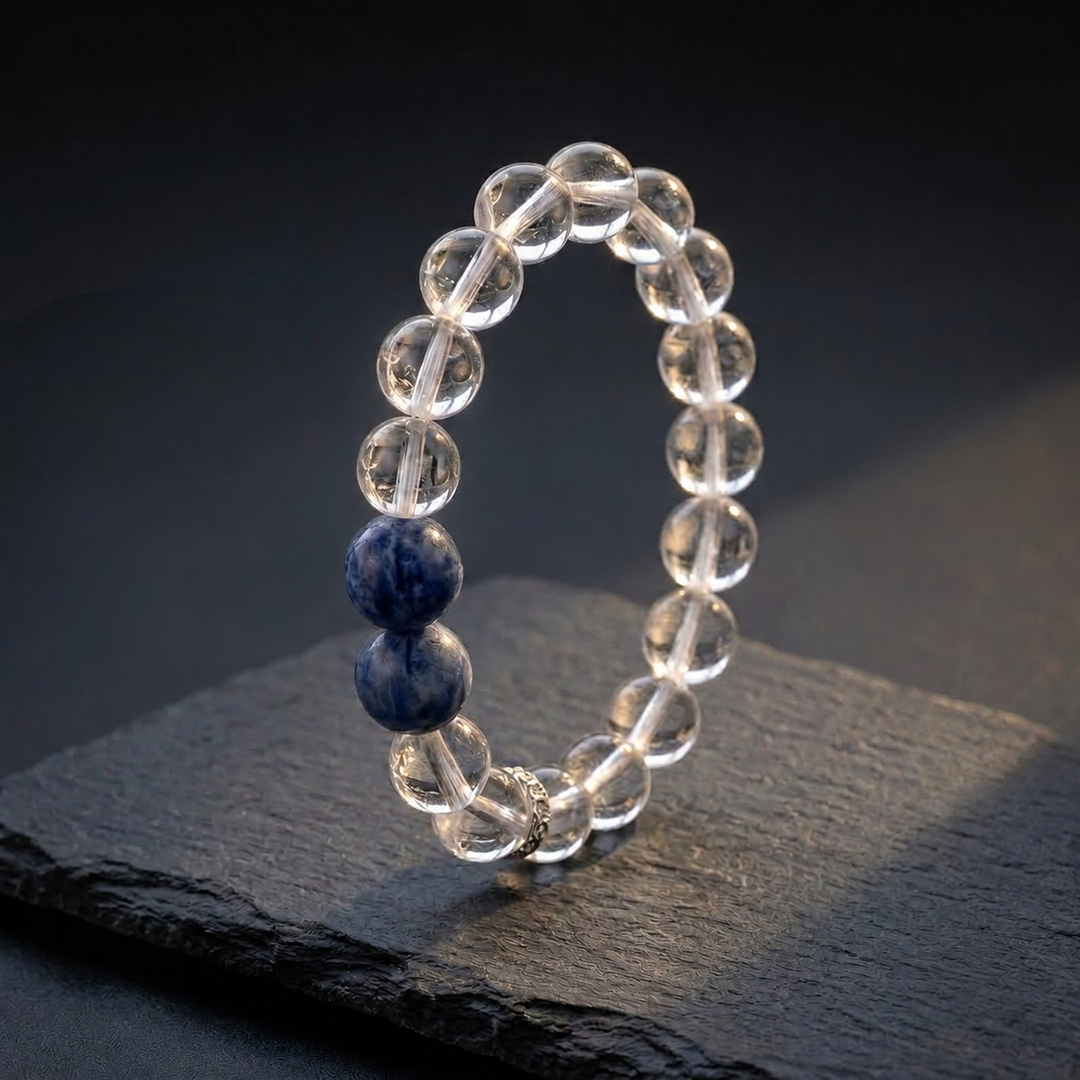 Clear Quartz & Kyanite Bracelet