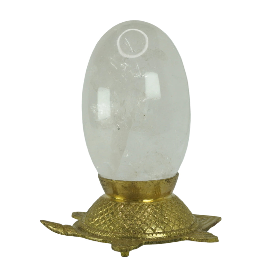 Clear Quartz (Spatika) Shivalingam: Spiritual Awareness