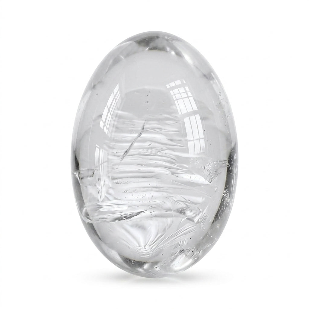 Clear Quartz (Spatika) Smooth Polished Natural Stone – Small Size 1–50 g