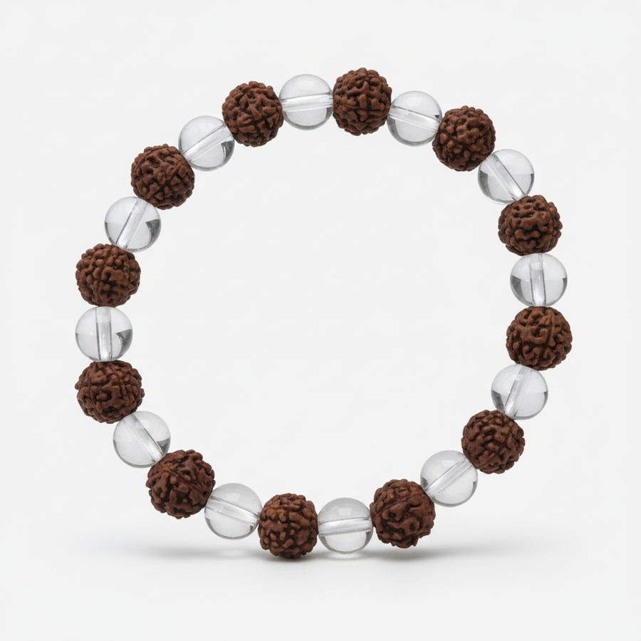 Sphatik Rudraksh Bracelet: Spiritual Awareness and Personality Charming