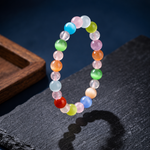 Load image into Gallery viewer, Colorful Cat's Eye Stones Bracelet