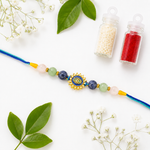 Load image into Gallery viewer, Surya Kavach Crystal Rakhi