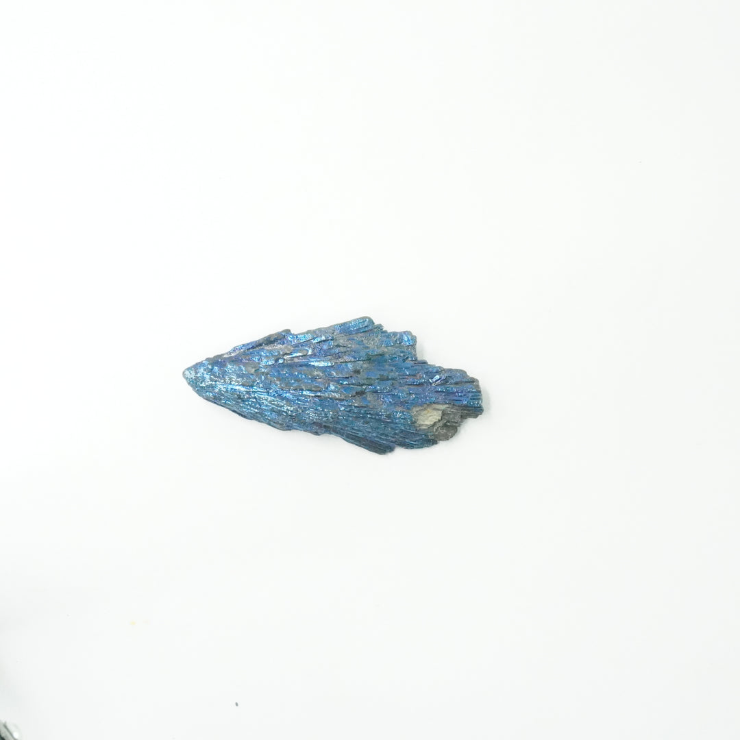 Black Kyanite Aura Blue Titanium Natural Stone: Constant Awareness