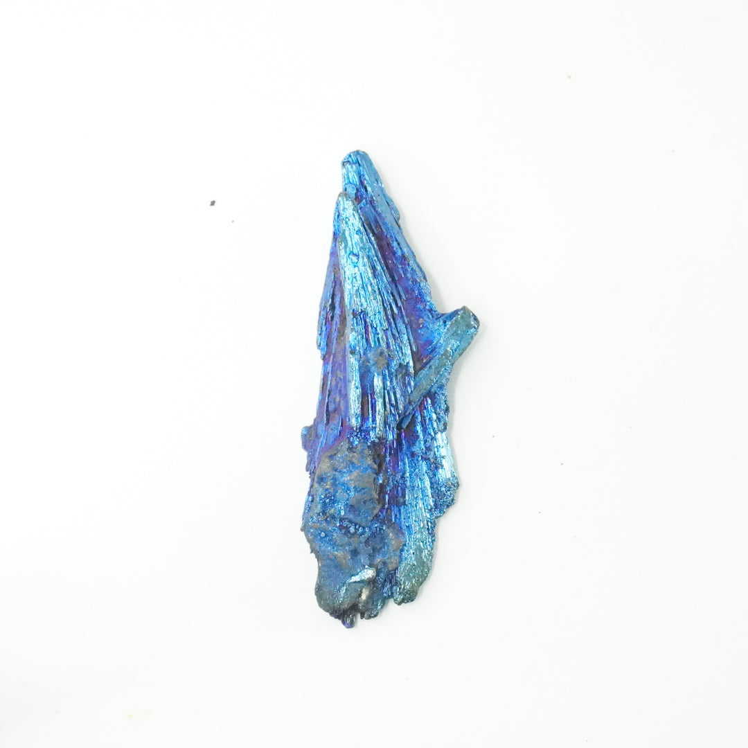 Black Kyanite Aura Blue Titanium Natural Stone: Constant Awareness