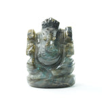 Load image into Gallery viewer, Labradorite Ganesha Idol: Enhances Inner Worth
