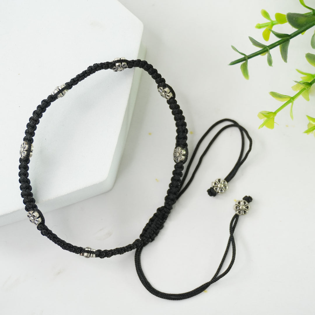 Black Thread for Anklet: Evil Eye Protection