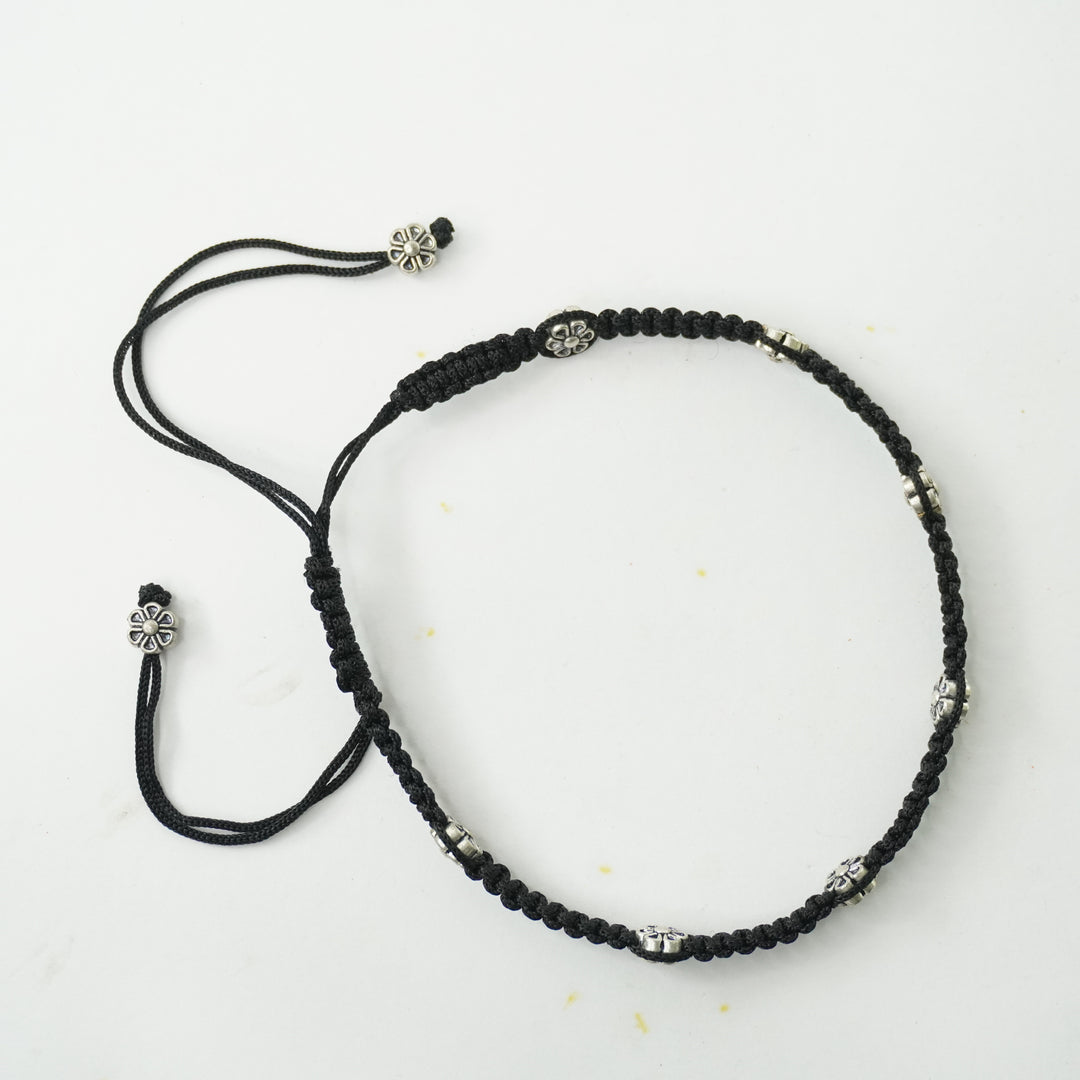 Black Thread for Anklet: Evil Eye Protection