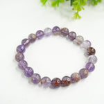 Auralite Bracelet: Universal Love - Round Beads 8mm