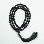 Load image into Gallery viewer, Black Onyx Japamala: Concentration - Round Plain Beads 8mm
