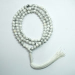 Load image into Gallery viewer, Howlite Japamala - Round Plain Beads 8mm
