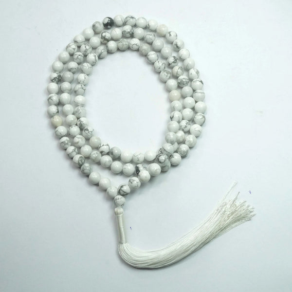 Howlite Japamala: Awareness and Emotional Expression Love Rocks