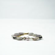 Pink Tourmaline Bracelet: Star and Heart Charms