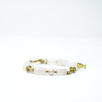 Load image into Gallery viewer, Rose Quartz Bracelet: Plus and Fish Charms
