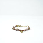 Load image into Gallery viewer, Red Jasper Bracelet: Heart and Fish Charms
