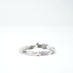 Load image into Gallery viewer, Kunzite Bracelet: Heart Charms
