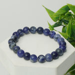 Load image into Gallery viewer, Sodalite Bracelet: Insight and Rationality
