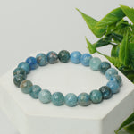 Load image into Gallery viewer, Blue Apatite Bracelet: Removes Loneliness
