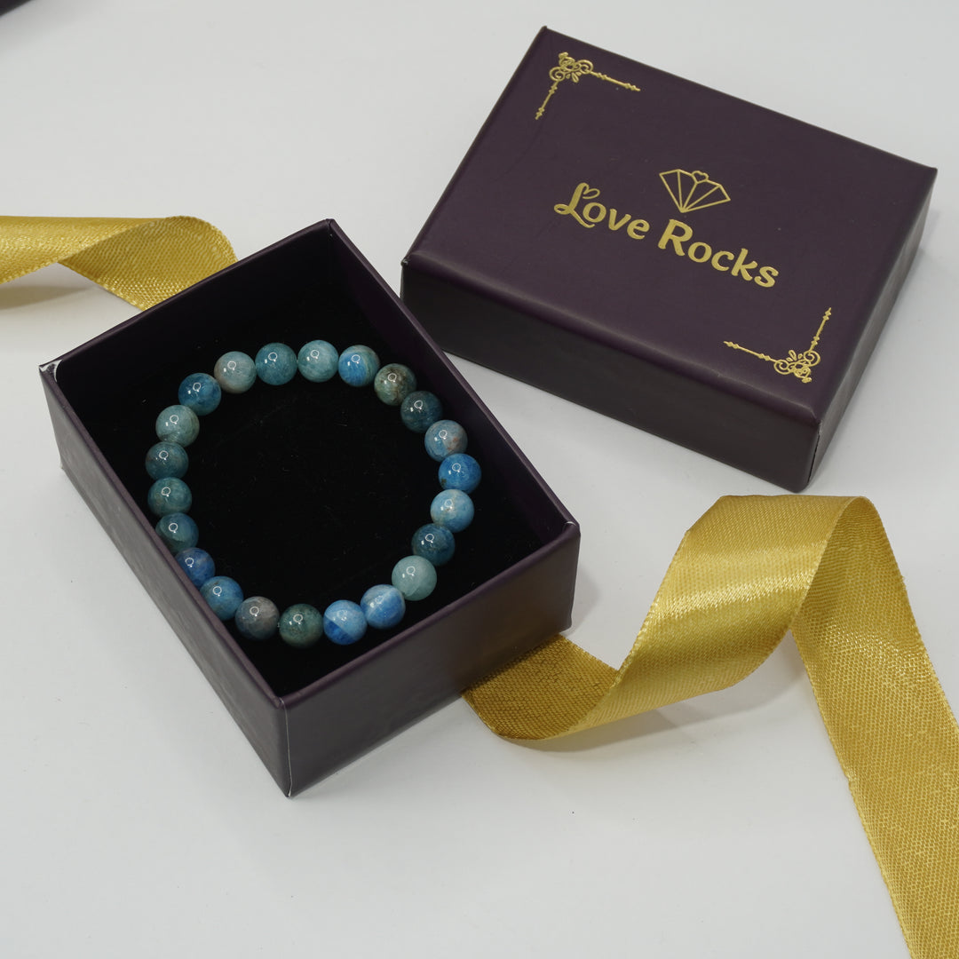 Blue Apatite Bracelet: Removes Loneliness