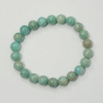 Load image into Gallery viewer, Amazonite Bracelet: Dispels Worries and Fear - Round Beads 8mm
