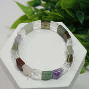 Multi Quartz Bracelet: Energy & Balance - Hexagon Shaped
