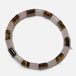 Load image into Gallery viewer, Rose Quartz &amp; Tiger&#39;s Eye  Bracelet: Love &amp; Courage
