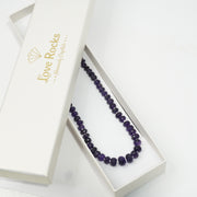 Amethyst Necklace: Peace and Calm - with Pearls