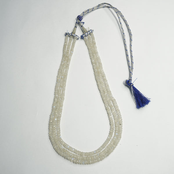 Rainbow Moonstone Necklace - 3 Layer - Love Rocks
