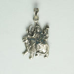 Load image into Gallery viewer, Durga Silver Pendant : Medium
