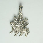 Load image into Gallery viewer, Durga Silver Pendant : Big
