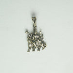 Load image into Gallery viewer, Durga Silver Pendant : Small
