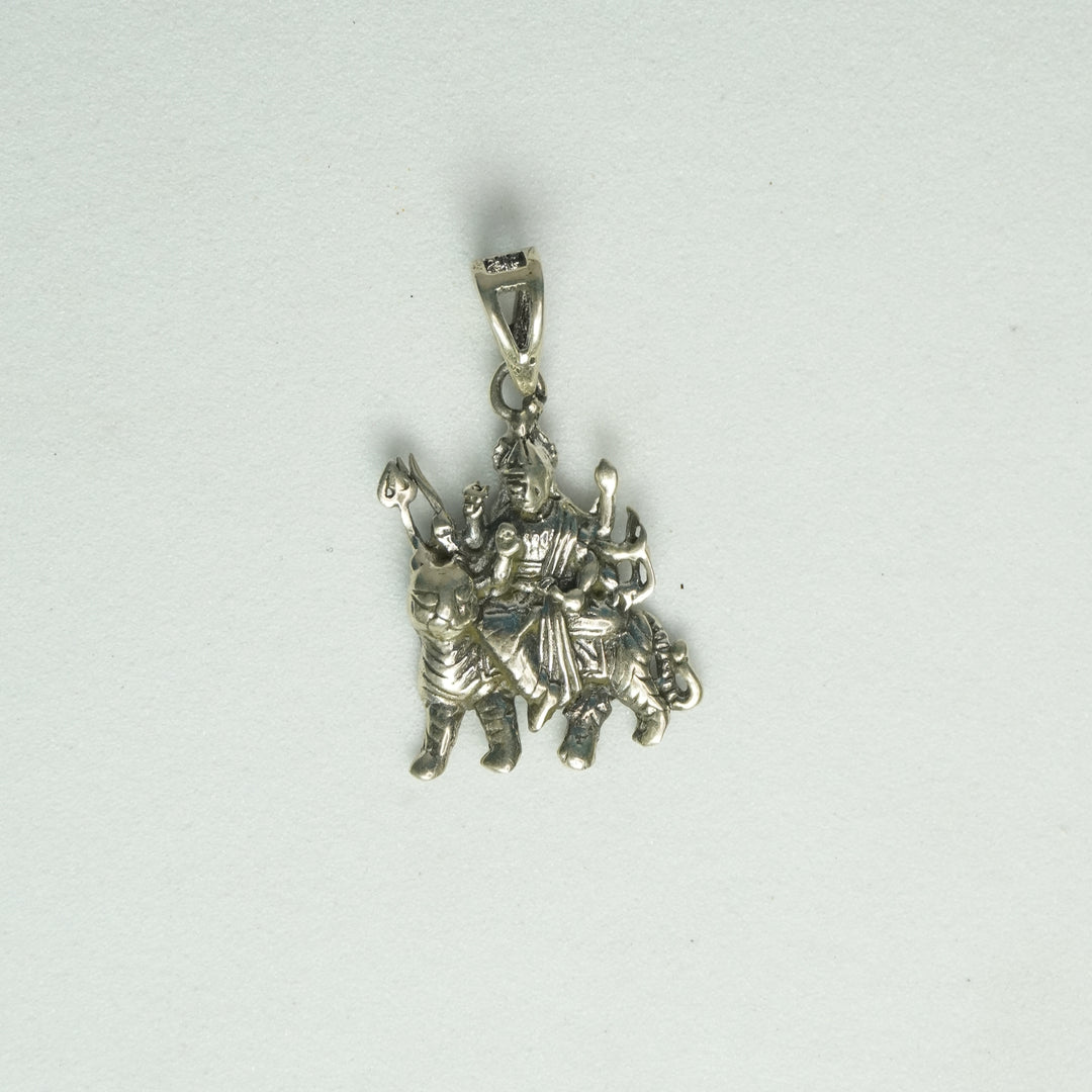 Durga Silver Pendant : Small