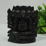 Load image into Gallery viewer, Karungali Ganesha Idol - Panchamukhi Mahaganapathi: Divine Protection &amp; Prosperity
