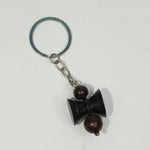 Load image into Gallery viewer, Karungali Damaru Bead Keychain – Guardian of Strength
