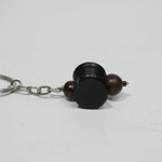 Load image into Gallery viewer, Karungali Damaru Bead Keychain – Guardian of Strength
