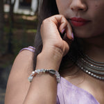 Load image into Gallery viewer, Fluorite Bracelet: Cowrie Charm
