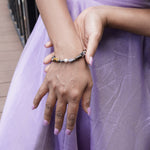 Load image into Gallery viewer, Tiger&#39;s Eye Bracelet: Heart Charm
