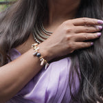 Load image into Gallery viewer, Stilbite Bracelet: Heart Charm
