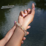 Load image into Gallery viewer, Clear Quartz &amp; Citrine Bracelet: Abundance &amp; Clarity
