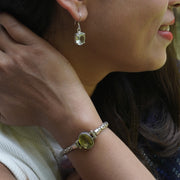 Lemon Topaz Silver Bracelet