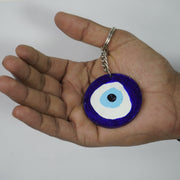 Evil Eye Handmade Keychain – Daily Protection & Positivity - Love Rocks