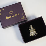 Load image into Gallery viewer, Hanuman Silver Pendant : Namaskar - Love Rocks