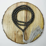 Load image into Gallery viewer, Hematite Japamala: Mental Strength and Grounding
